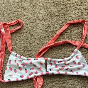Strawberry milk mob bikini top